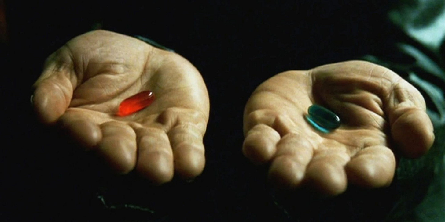 the matrix red pill header