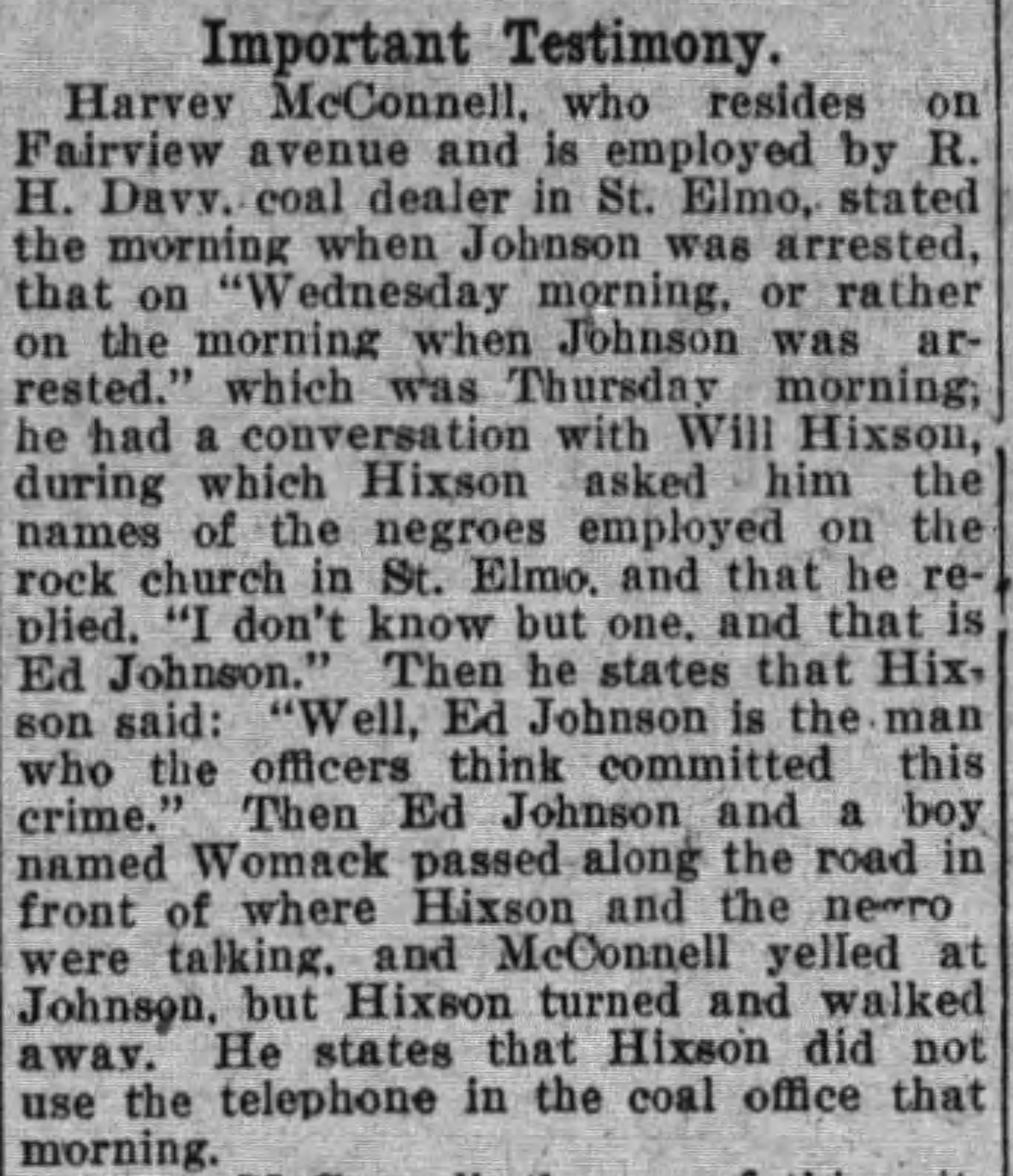 Travesty of Justice: The Tragic Lynching of Ed Johnson