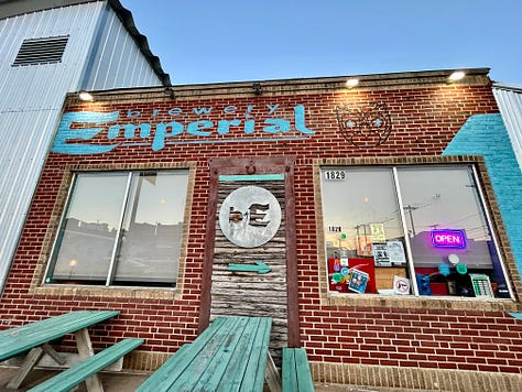 BLT, beer, cornhole, umbrellas, picnic tables