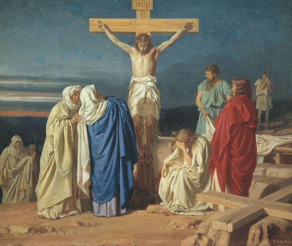 At the cross her station keeping…”