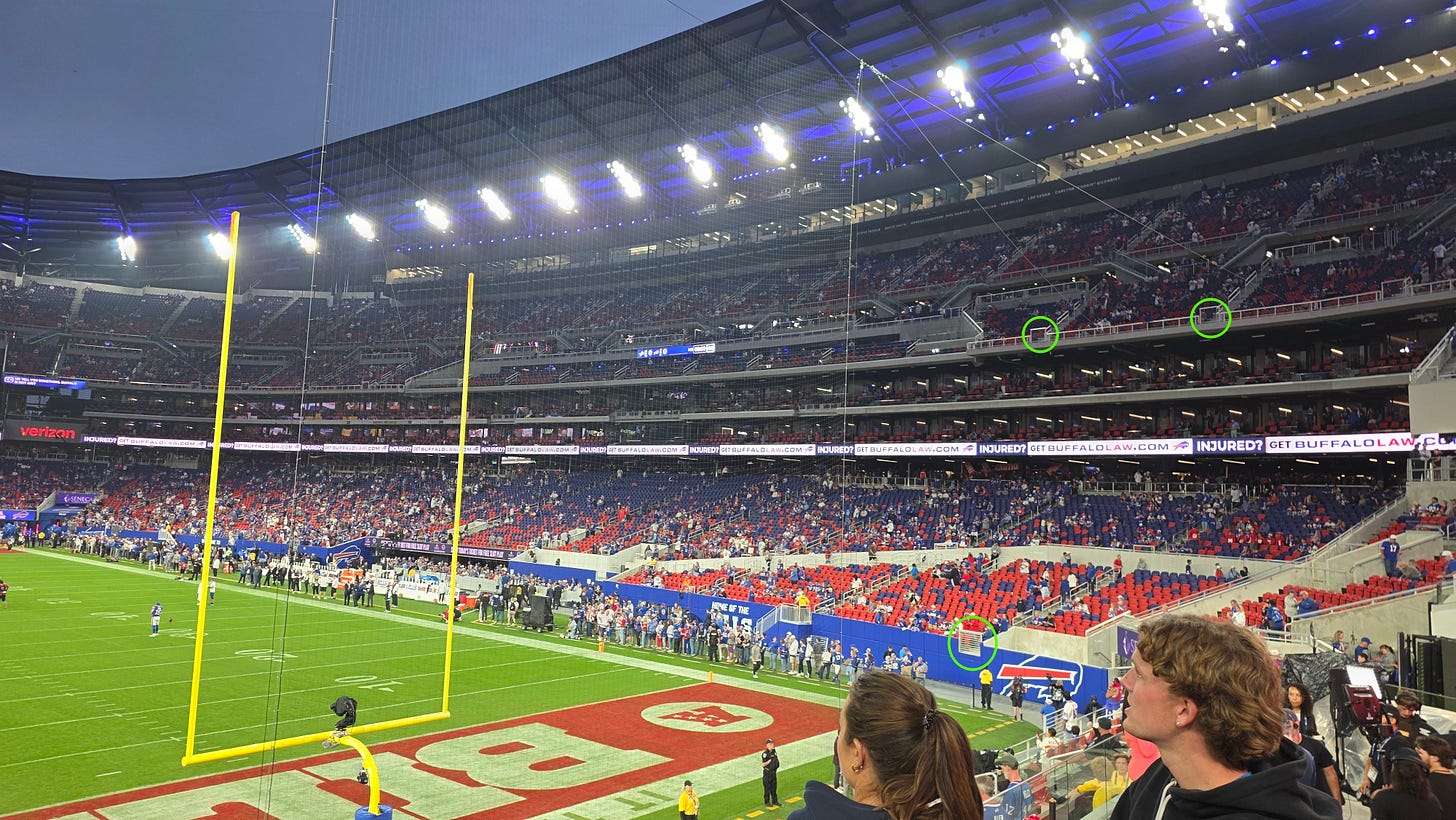 Buffalo Bills Highmark stadium view obstructions Buffalo Bills Highmark stadium view obstructions
