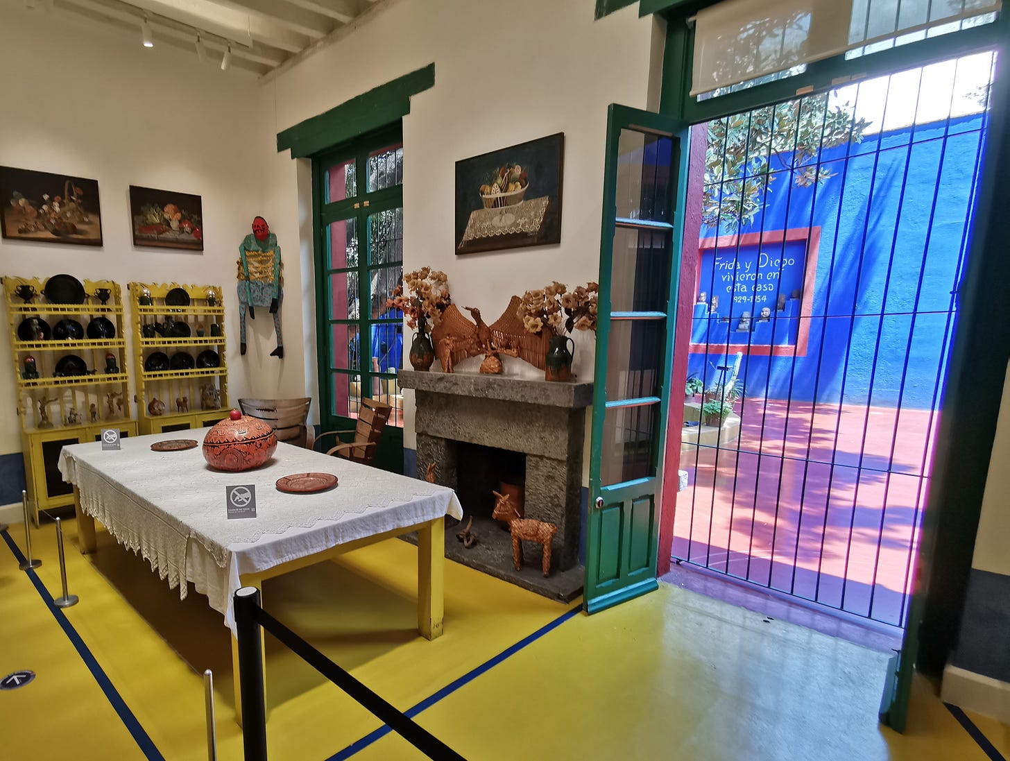 Interior, Frida Kahlo Museum, Mexico City Interior, Frida Kahlo Museum, Mexico City