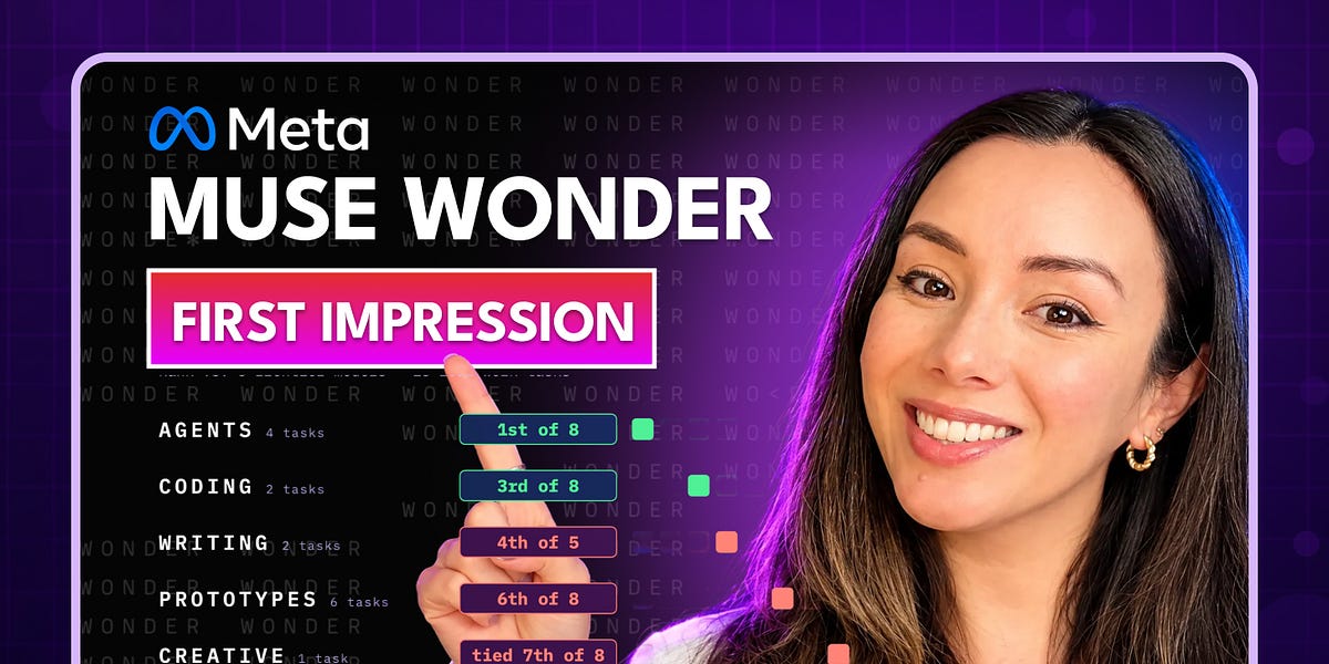 Meta’s new ‘Muse Wonder’ model: good for AI agents, bad for design