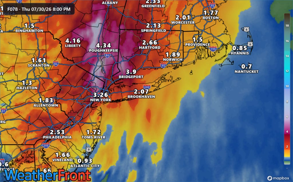 Recapping an impressive Northeast rain, and looking ahead in the tropics