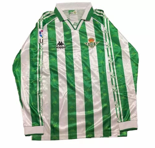 Real Betis | Men’s Medium VTG Long-Sleeve Jersey - Picture 1 of 8