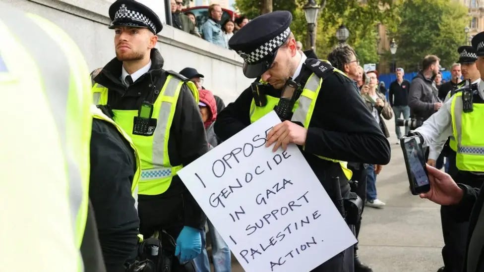Police to resume Palestine Action arrests due to staggering rise in terrorism that has so far seen zero casualties