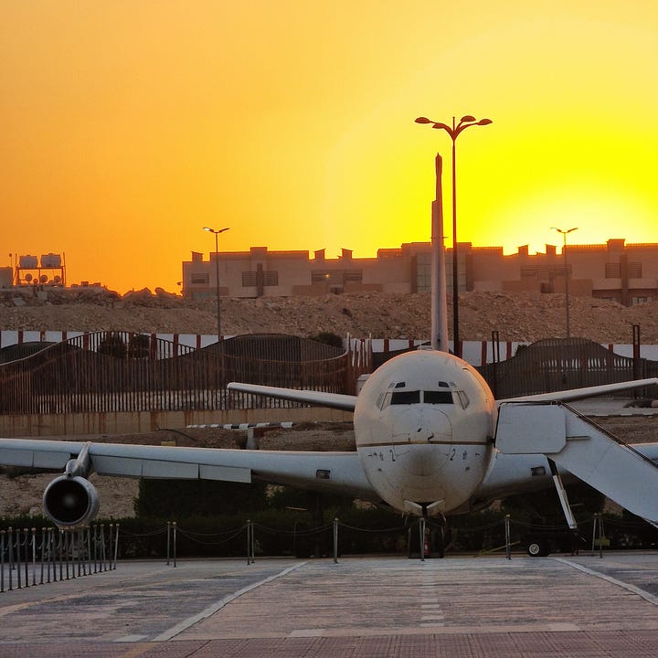 The Boeing 707 registered HZ-HM2 on static display at the Royal Air Force Museum, which flew from 1975 to 2003 as a VIP transporter for the Saudi Royal Family, first as the flagship of the Royal fleet with registration HZ-HM1 and from 1979 as the backup plane with the new HZ-HM2 registration.