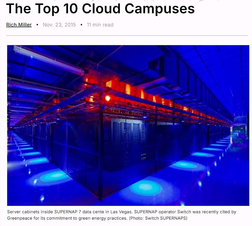Data Centers 2026: The Largest AI Campuses - by Rich Miller