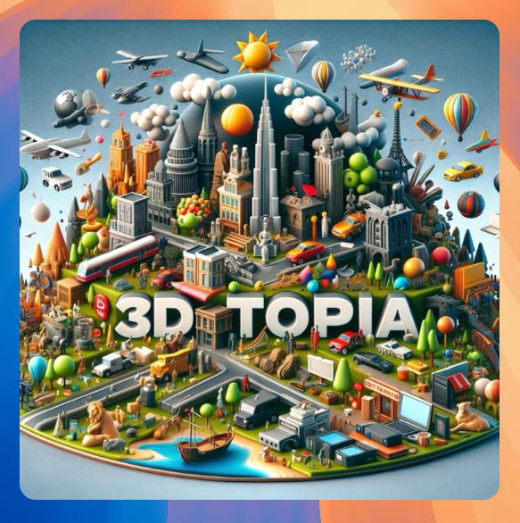 Today’s Open Source (2024–10–08): The New 3D Generation Model 3DTopia-XL
