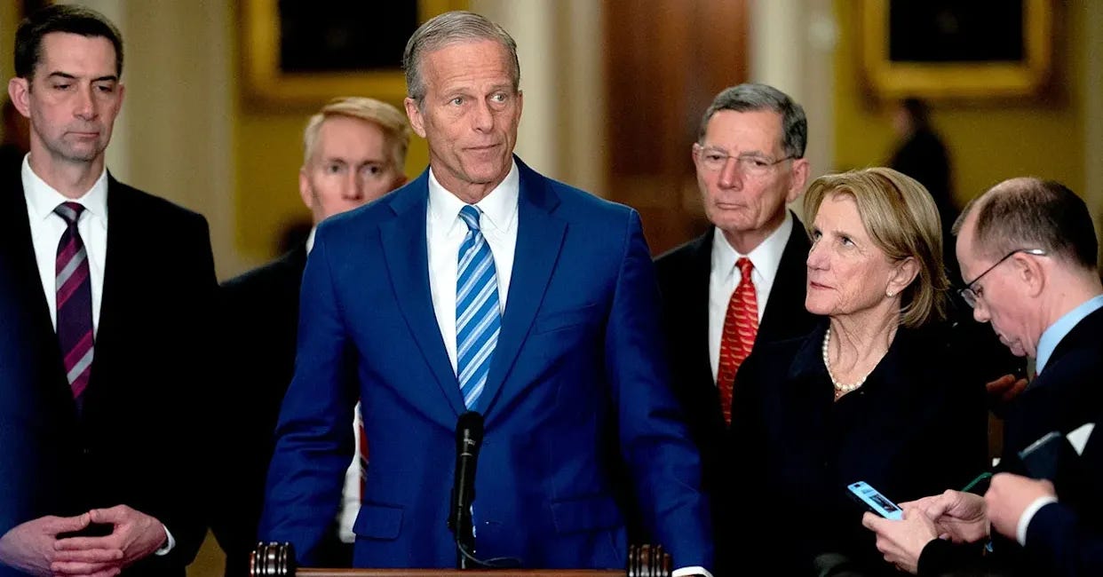 Senate GOP launches all-night vote-a-rama to fund ICE, Border Patrol through  end of Trump's term