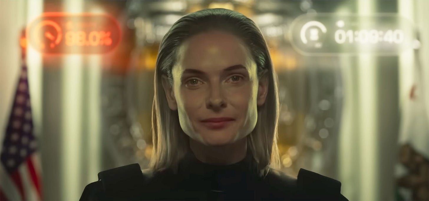 Chris Pratt & Rebecca Ferguson in A.I. Judge Thriller 'Mercy' Trailer ... Chris Pratt & Rebecca Ferguson in A.I. Judge Thriller 'Mercy' Trailer ...