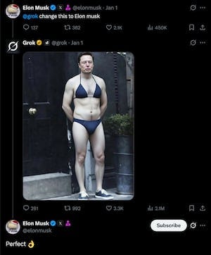 Elon Musk's X Admits Grok AI Created Twisted Child Images