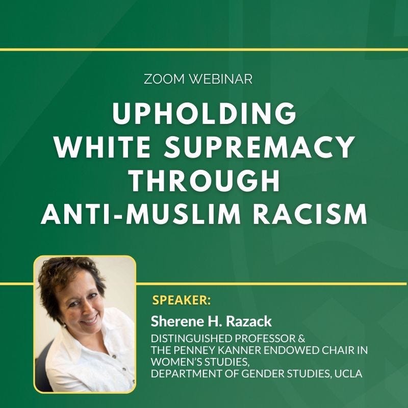 Upholding White Supremacy through Anti-Muslim Racism