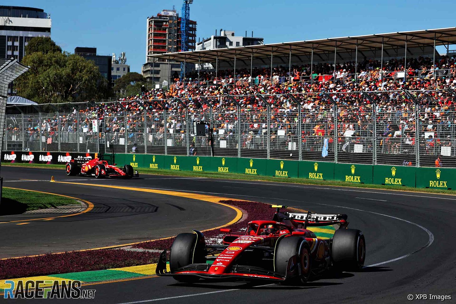 Carlos Sainz Jnr, Ferrari, Albert Park, 2024