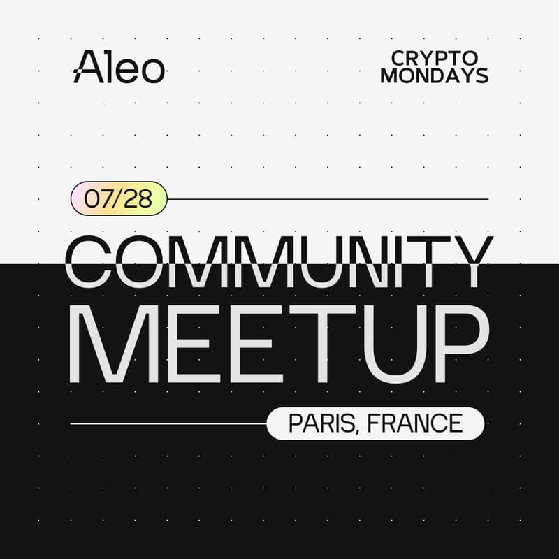 Image de couverture pour Aleo x Crypto Mondays