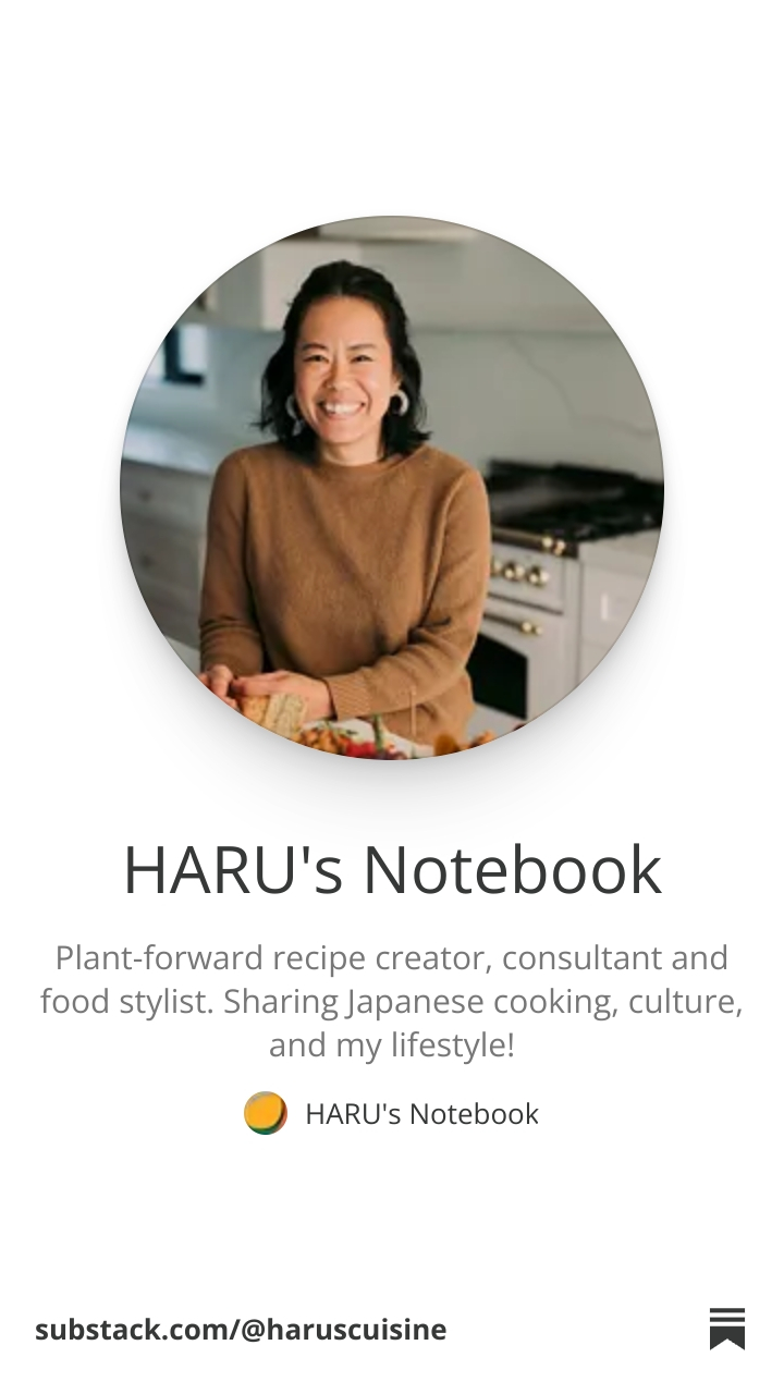 HARU's Notebook | Substack