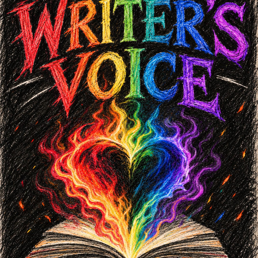 A Writer’s Voice logo