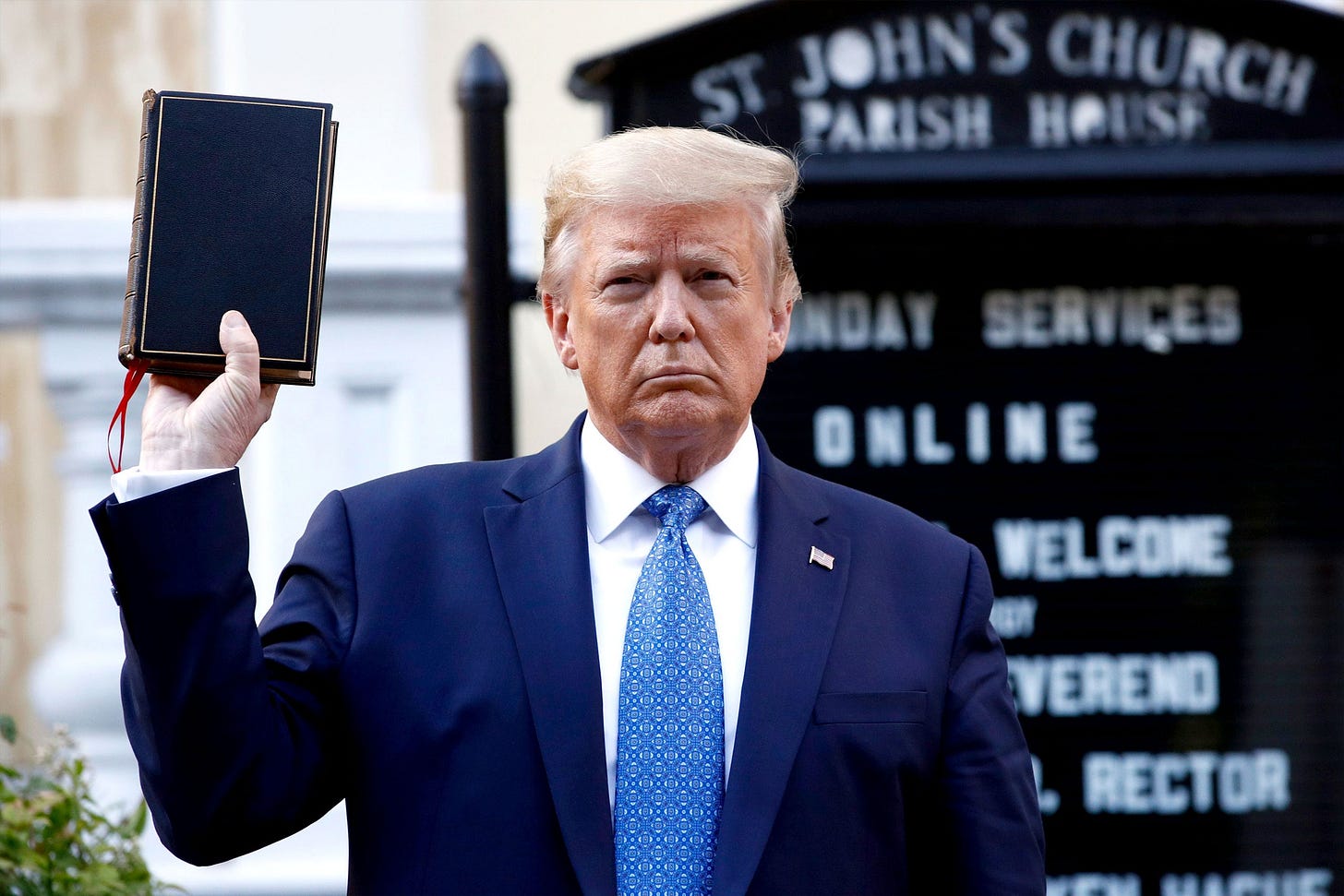 Trump May Not Have Read Brief Because He Holds Reading Material Upside Down  | The New Yorker