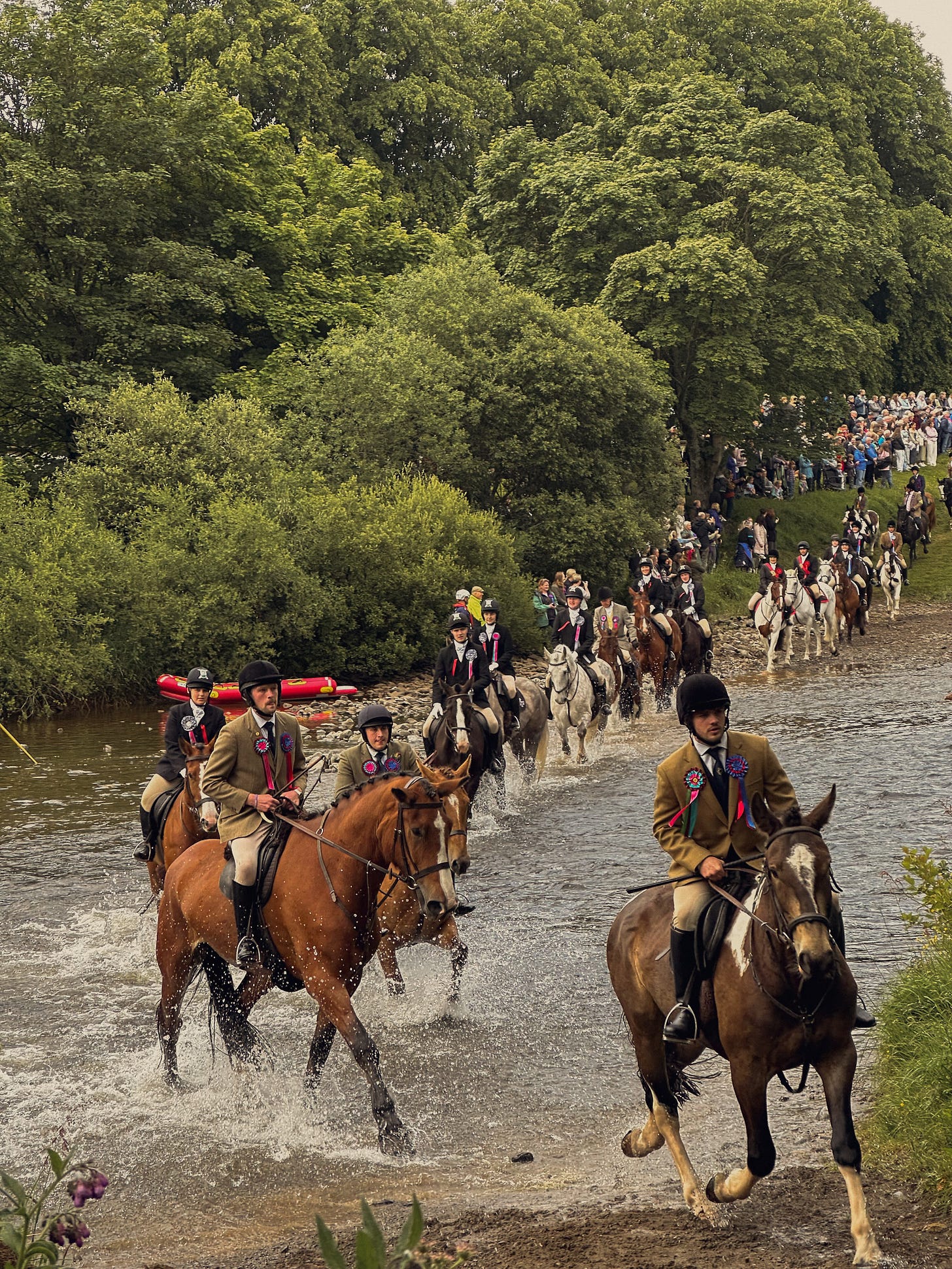The Selkirk Common Ridings - The Riders Crossing The Ettrick Water
