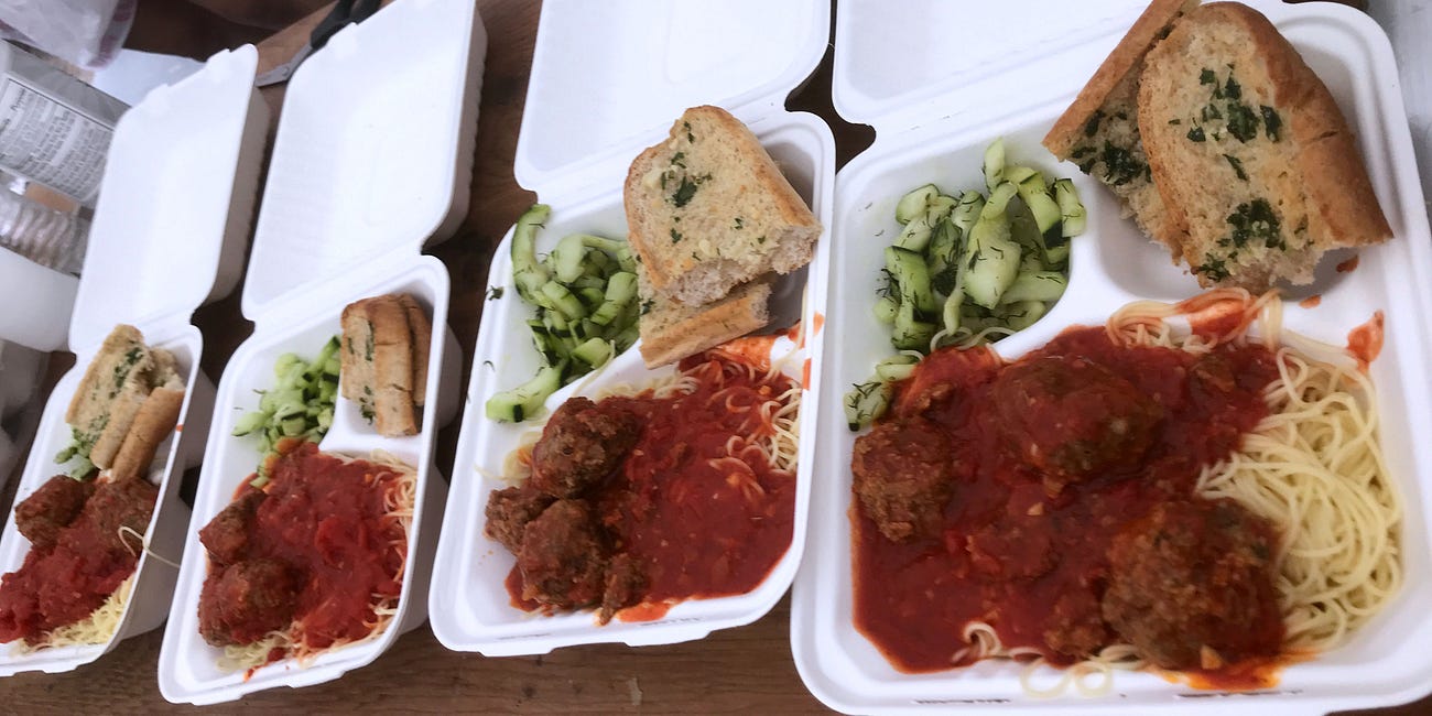 Recipe: Spaghetti and Meatballs for 100