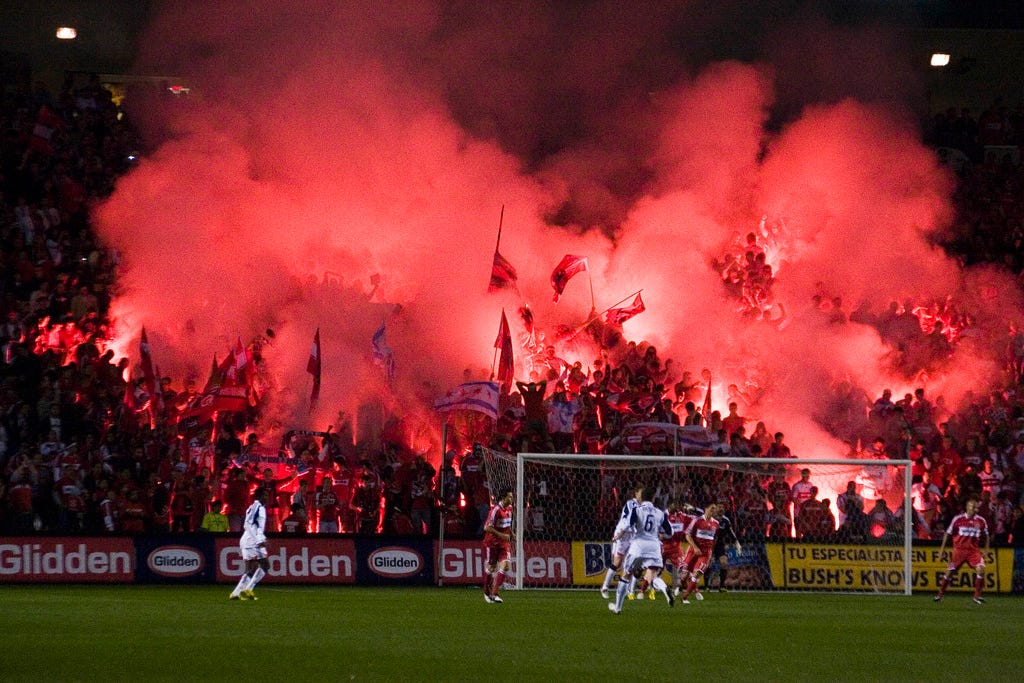Image result for chicago fire soccer supporters