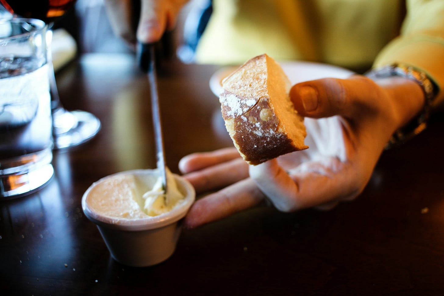 Butter and Slice of Bread Butter and Slice of Bread