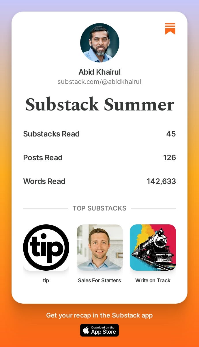 Substack Summer Substack Summer