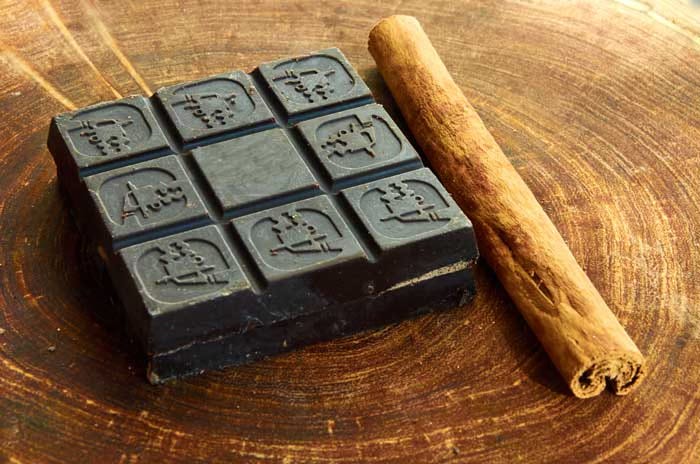 bar of Mexican chocolate to prepare hot chocolate