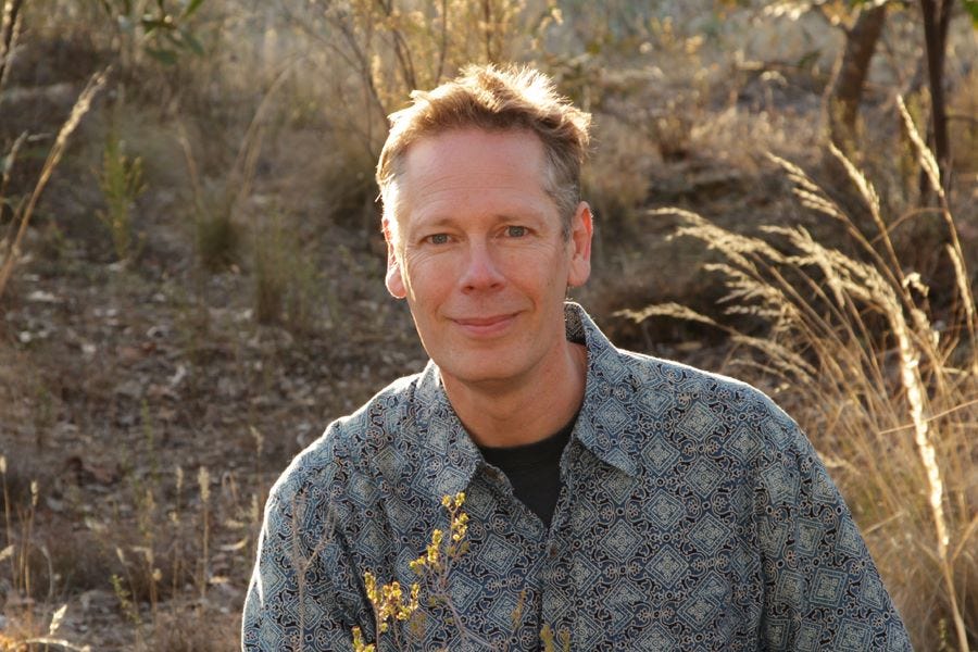 Andrew Skeoch at the 2023 lyrebird festival