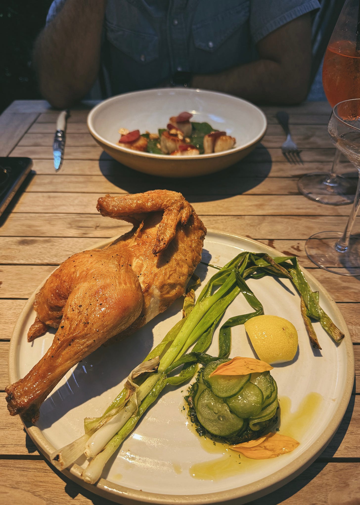 Photo of roasted chicken at Leon 1909