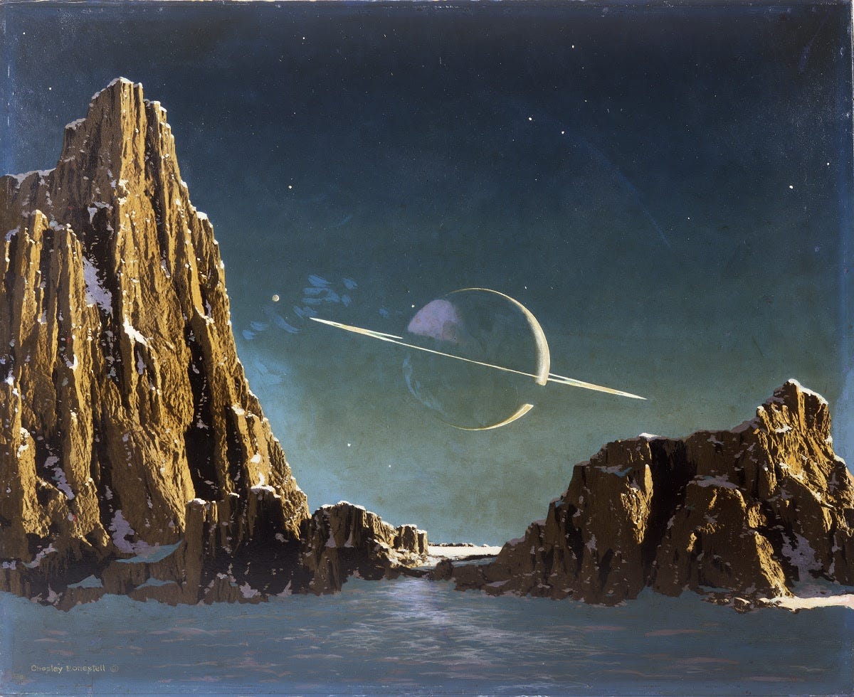 Saturn as seen from Titan — Google Arts & Culture