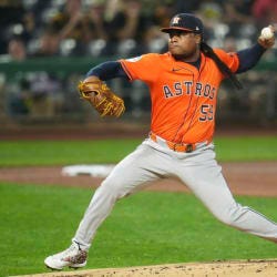 Framber Valdez strikes out 11 batters in outing Framber Valdez strikes out 11 batters in outing