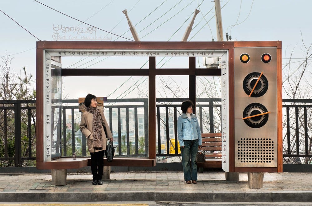 Creative Bus Stop, Korea — Trending City