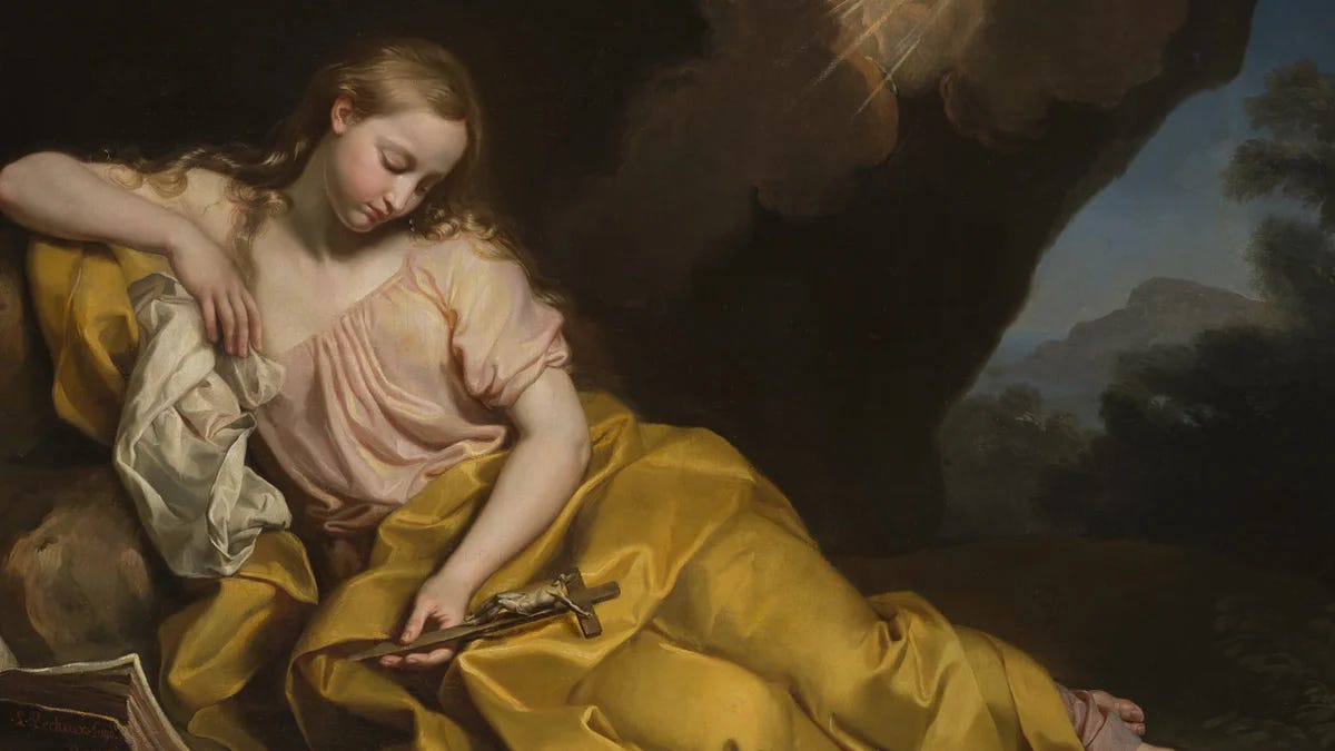 Penitent Magdalene by Laurent Pécheux Penitent Magdalene by Laurent Pécheux