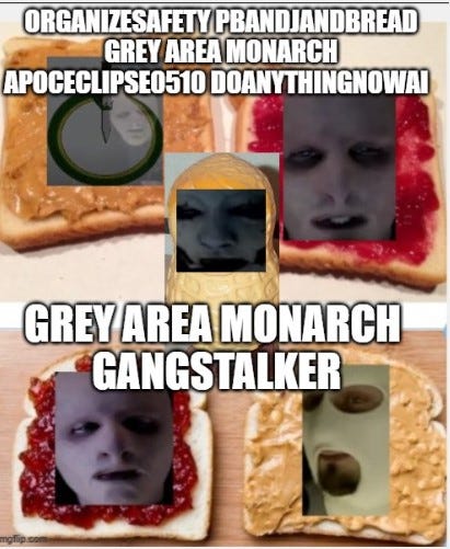 Gangstalker Grey Stalks Again...