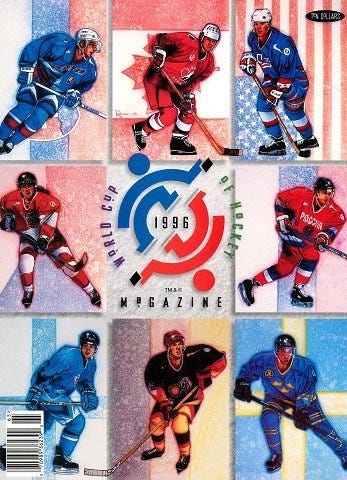 1996 World Cup of Hockey Magazine - Sports - Retromags Community