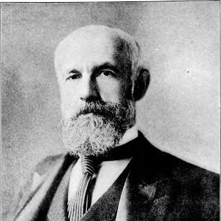 Half length portrait of Granville Stanley Hall, psychology and pedagogy professor at the Johns Hopkins University in Baltimore, Maryland, 1905. (Photo by JHU Sheridan Libraries/Gado/Getty Images)
