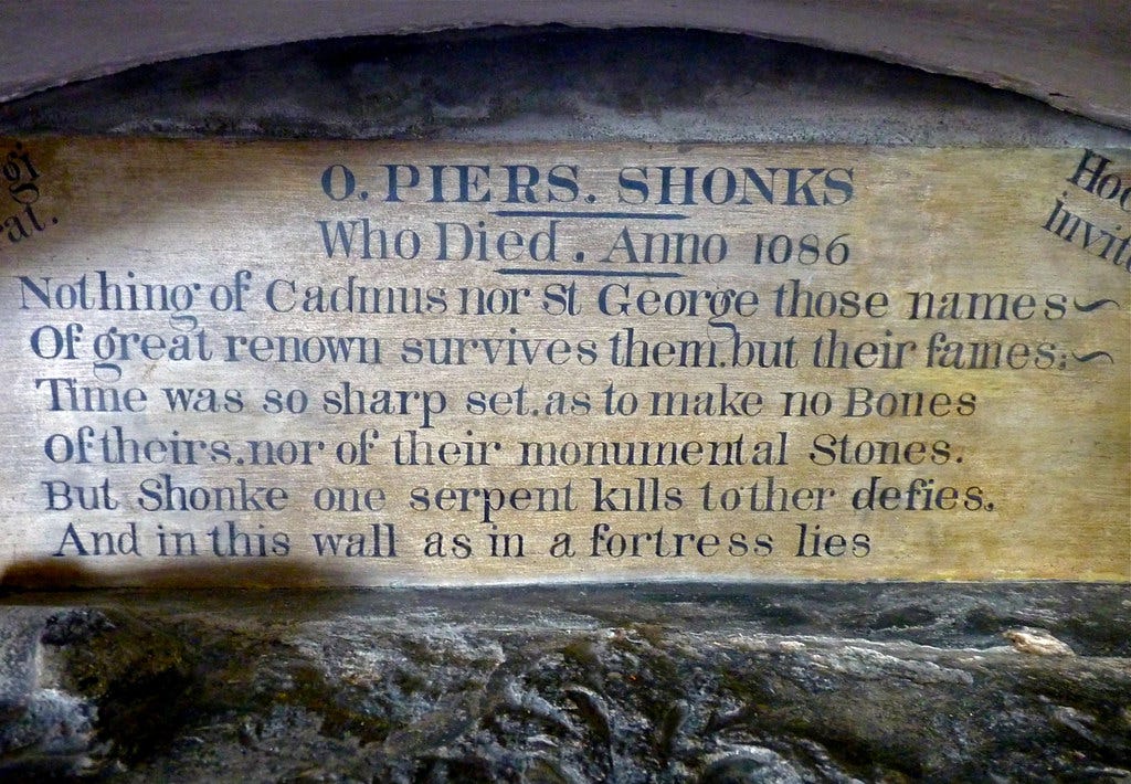Piers Shonks tomb | The tomb of Piers Shonks, located within… | Flickr