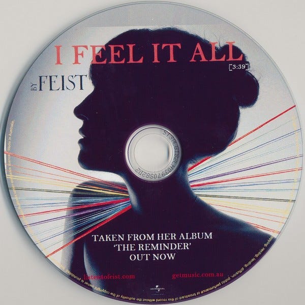Feist – I Feel It All – CDr (Single, Promo), 2008 [r5422293] | Discogs