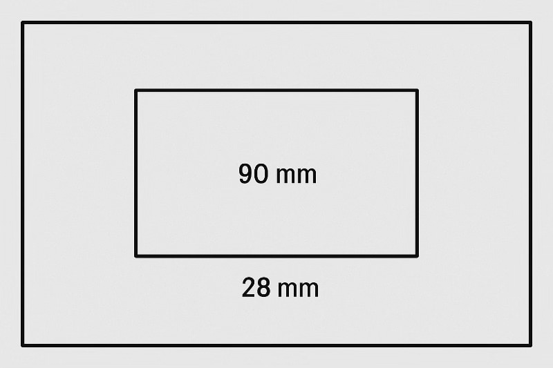 A graphic showing the framelines