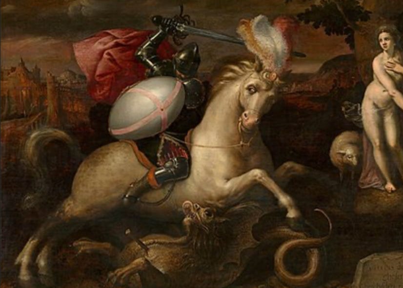 St. George and Slaying the Dragon of Leftism