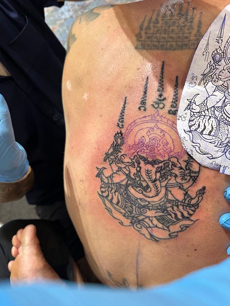 Tattoo, Sak Yant, Thailand, Buddhist, adventure, explore.