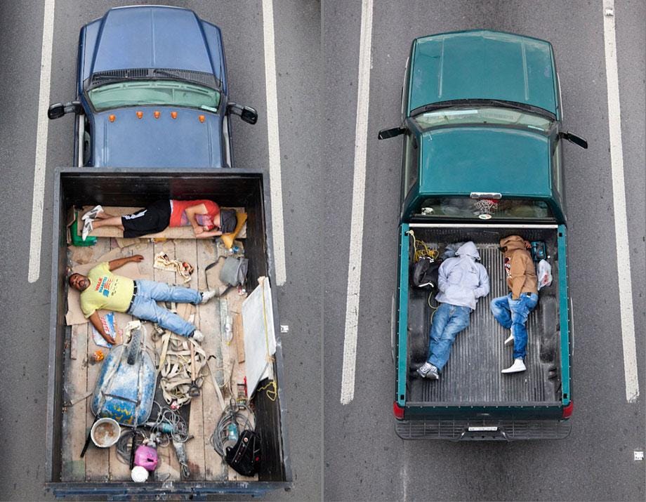 Alejandro Cartagena: “Car Poolers” examines the intersection between the  personal and the collective (PHOTOS).