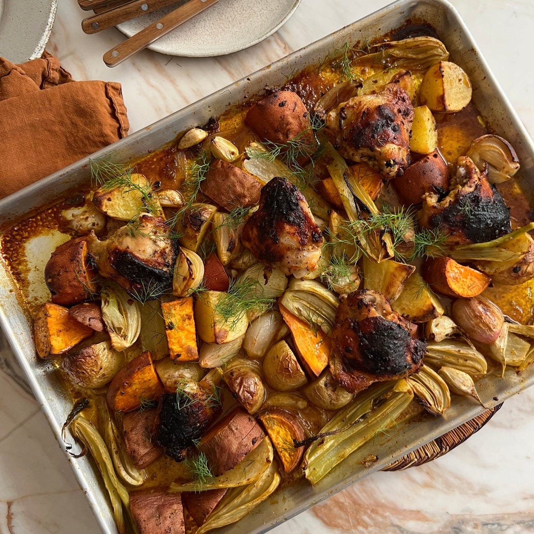 Lemon & Honey Roasted Chicken