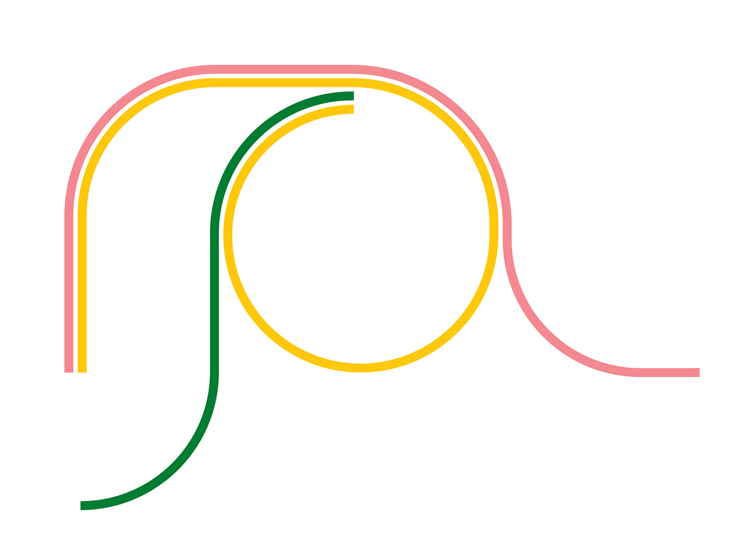 Abstract map showing H&C, Circle and District line (Edgware Road to Wimbledon) as curved lines. Abstract map showing H&C, Circle and District line (Edgware Road to Wimbledon) as curved lines.