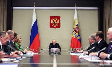 Vladimir Putin holds a meeting of his security council after the riot in Makhachkala. Vladimir Putin holds a meeting of his security council after the riot in Makhachkala.