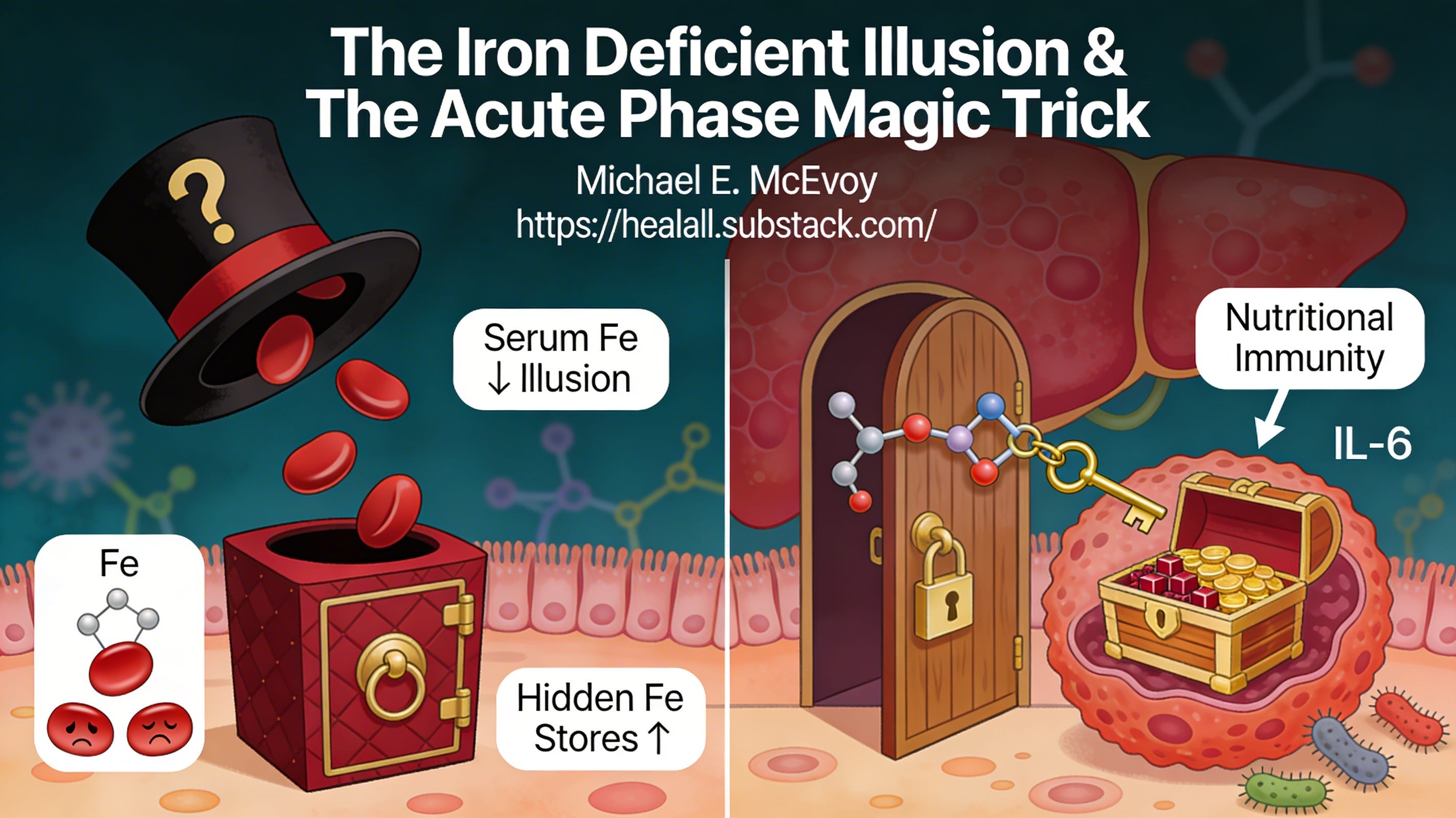 Iron Based Magic System The Iron Deficient Illusion & The Acute Phase Magic Trick