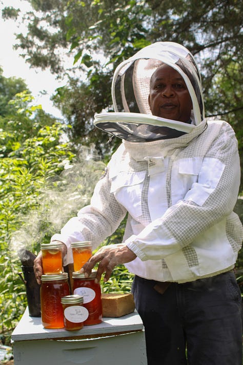 a grid of farms from across the US