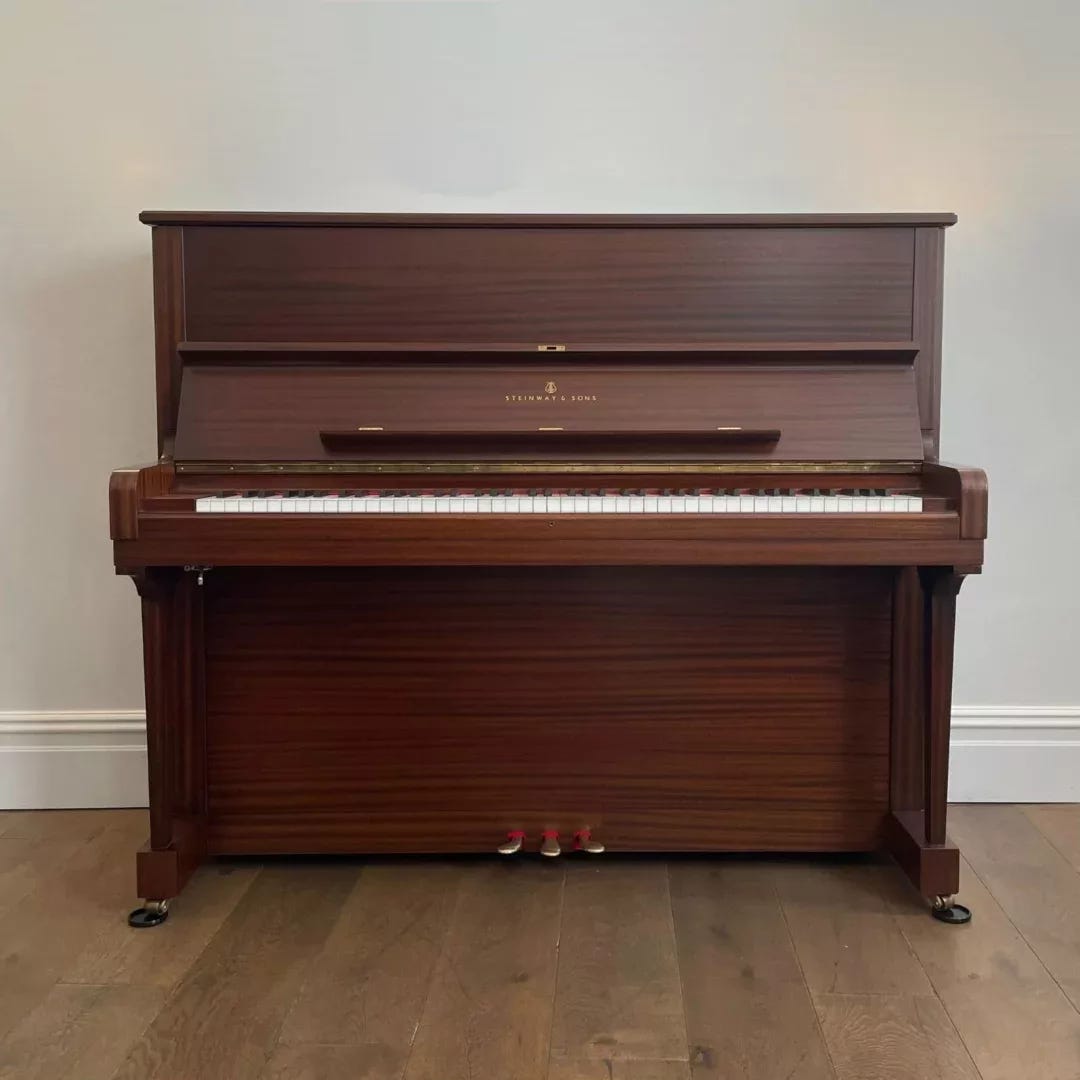 Steinway upright piano model V