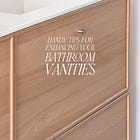 Paper Talk #47 Bathroom vanities